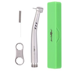 AZDENT Dental LED E-generator Fiber High Speed Handpiece Air Turbine 4/2Holes