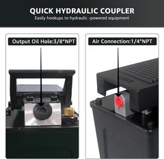 Efficient Foot-Operated Hydraulic Pump – 10,000 PSI for Industrial Applications