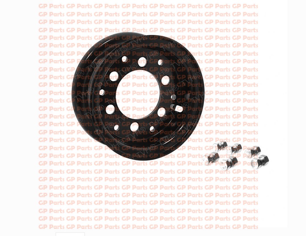 TCM 23454-40501, WHEEL – 5.00-12 SPLIT RIM ASSY (W/Nuts,Bolts,Washers)