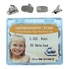 tubos de ortodoncia Dental Orthodontic Molar Tubes Buccal Tube Roth MBT 022 1st