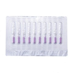 10 Pcs/Pack Dental Endo Barbed Broache 21/25mm Stainless Steel Root Canal 20-60#