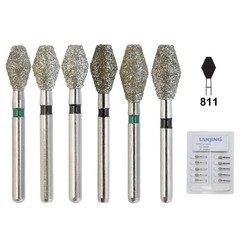 Dental Diamond Bur Barrel Shape 811/038 811/032 Super Coarse Grit High Speed FG
