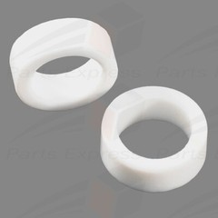 [2-PK] Premium TEFLON Jewelry Steamer Sight Glass Gasket for 5/8″ OD Glass