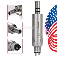 Dental Internal Water Spray E-generator LED Air motor Handpiece 4Hole Low Speed