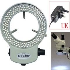 144LED Adjustable Ring Light Lamp Illuminator for Microscope 17