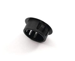 3/4″ Hole Nylon Locking Panel Plugs Black/White Dome Cover 15/16″ Top Width