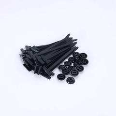 100PCS Nylon Universal Cable Heavy Duty Tie Buckle Self Locking Zip Ties Holder