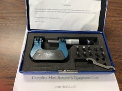 0-1″ SCREW THREAD MICROMETER SET w. 5 pair anvils 400-ST-01