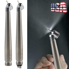 45° LED Light Dental PANA-MAX Push High Speed Handpiece Turbine 4/2H fo