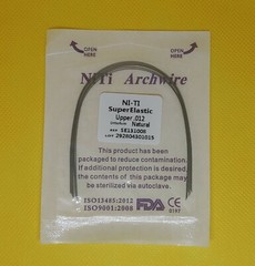 10Pcs/Pack Dental Super Elastic NITI Arch Wires Orthodontic Round Natural Form