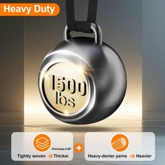 BEYOURD Webbing, Heavy Duty Webbing Straps, Extra Thick Strapping for Outdoor…