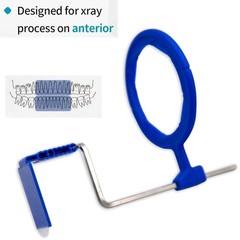 100Pcs Dental Sensor Holders Disposable Adhesive Holders Red/Blue/Yellow