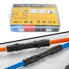 750 x Heat Shrink Tubing Kit Wire Shrink Wrap Tubing Shrink Ratio 2:1