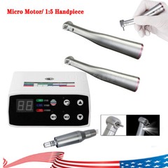 NSK Style Dental Brushless LED Electric Micro Motor/1:5 Increasing Handpiece
