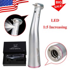Fiber Optic 1:5 Increasing Handpiece Fit Dental Brushless Electric Micro Motor