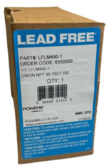 Powers LFLM490-1 Thermostatic Mixing Valve 1/2″ Lead Free 90-160F MADE IN USA