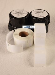 30333 White Blank Paper Rolls w/ 1000 Labels p/r Compatible Dymo® LW Printers