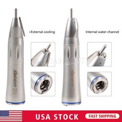 Dental 1:1 Fiber Optic Surgical Straight Nose Cone Low Speed Handpiece