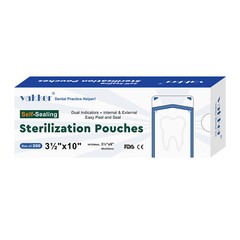 200pcs 3.5″ x 10″ Self Sealing Sterilization Pouches Autoclave, Sterilizer Bag