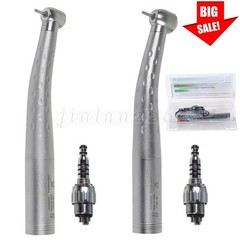 Dental High Speed Fiber Optic LED Turbine Handpiece 6Hole Coupler KaVo Style