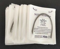 50Packs Dental Orthodontic Super Elastic Wire Niti Round Arch Wires Ovoid Form