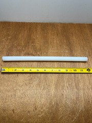 5/8″ X 12″ UHMW PE White Polyethylene Plastic Rod Round Stock USA