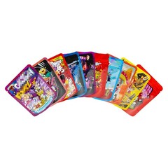 3.5g Mixed Resealable Zip Seal Mylar Bags Smell Proof Food Candy Bags 100pcs