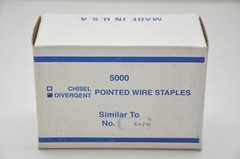 Duo-Fast 6424D 3/4″ Divergent Point Staple, 1 case of 10 boxes (Made by Zeb)