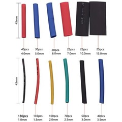 750Pcs Heat Shrink Tubing Kit Wire Shrink Wrap Tubing Shrink Ratio 2:1
