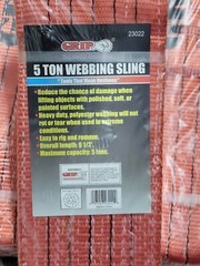 5 Ton Webbing Slings 6pk