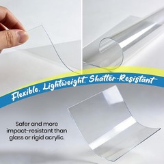 High Clarity PET Panels 24×36 – DIY Sneeze Guards & Shields