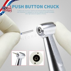 NSK Style Dental Low Speed Contra Angle Handpiece Push Fit FG 1.6mm Burs SD