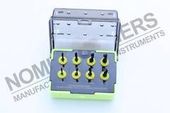 German Dental Implant Drills Kit 8 Pcs Set Titanium Coated Black Surgical Tools