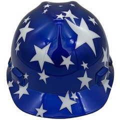 MSA Freedom Series Cap Style Hard Hat Ratchet Suspension – Stars and Stripes