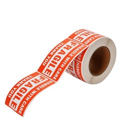 20 Rolls 3 x 5 Fragile Stickers Handle with Care Thanks 500/Roll Shipping Labels