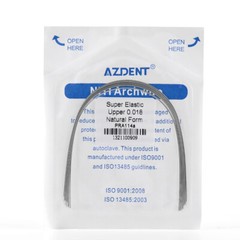 10Pcs/Pack Dental Orthodontic Arch Wire Super Elastic NITI Round Natural Form
