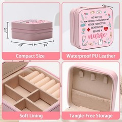 GAOLZIUY Nurse Gifts for Women, Nurse Travel Portable Jewelry Box, Appreciati…
