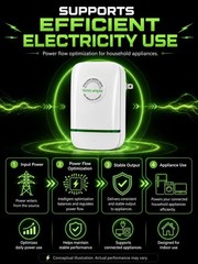 Electricity Saving Box for Home & Office, Compact Plug and Play Electrical Devic