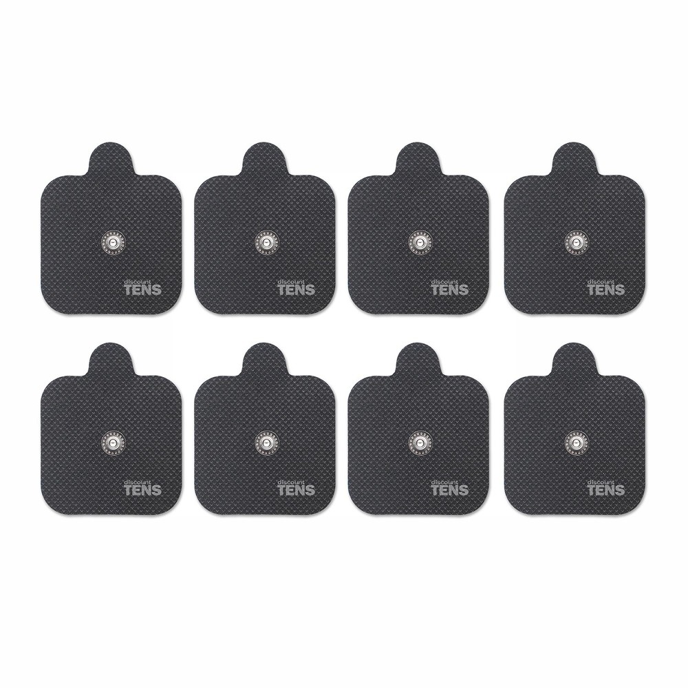 Compex Compatible TENS Electrodes – 8 2″x2″ Electrodes – Discount TENS Brand