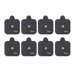 Compex Compatible TENS Electrodes – 8 2″x2″ Electrodes – Discount TENS Brand