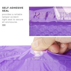 ProLine 500 #0 Extra Wide CD DVD Purple Poly Bubble Mailers Envelopes 6.5×10
