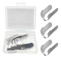 Dental Contoured Anterior Matrix Stainless Steel Twin Matrices/Resin Blue Strip
