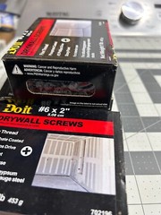 NOS 3-pounds LB Do It Best #6 x 2″ Fine Thread Phillips Head Drywall Screws