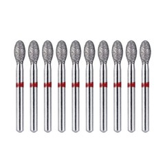 Dental Diamond Burs FG Handpiece Football Cut Fine Red Grit 368-023F / 379-023F