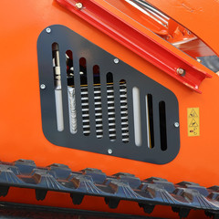 24HP Mini Track Skid Steer Loader, RATO 2-Cylinder Engine, 3-Pump Hydraulic Syst