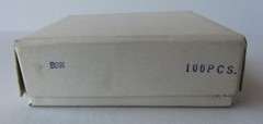 NOS Box of 100 pcs 8691 Miniature Incandescent Lamp Bulbs 10V .015A Screw Base