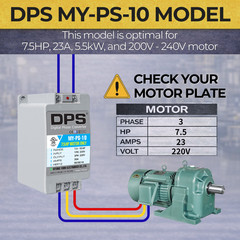 1 Phase to 3 Phase Converter, Must be only used on 7.5HP(5.5kW) 23Amps 200V-240V