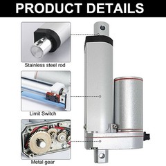 Heavy Duty 2x 14mm/s Linear Actuator Motor W/ Remote Control for Auto Medical DO