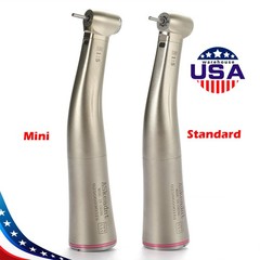 1-10Pcs Dental Electric 1:5 LED Fiber Optic Contra Angle Low Speed Handpiece ASK
