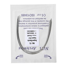 10 Pcs/Pack Dental Orthodontic Round Super Elastic NiTi Arch Wire Ovoid All Size